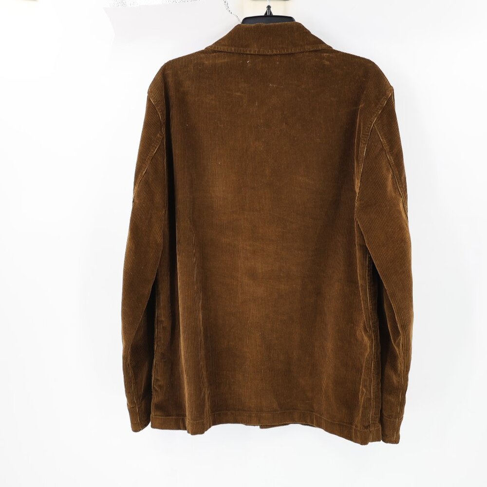 Wallace & Barnes Chore Jacket Men’s Medium Corduroy Button Up Pockets Brown - Picture 6 of 13